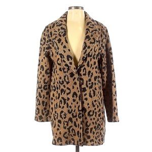 Rachel Zoe - Light Jacket: Brown Animal Print - Size Large